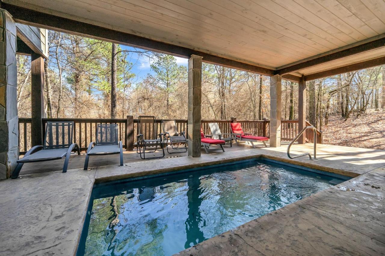 Merlot Mountain - Heated Spa Pool And Hot Tub! Cabin Broken Bow Eksteriør bilde